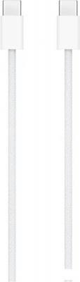 Кабель Apple USB 2.0 Type-C - USB 2.0 Type-C 60W (1 м, в оплетке, белый)
