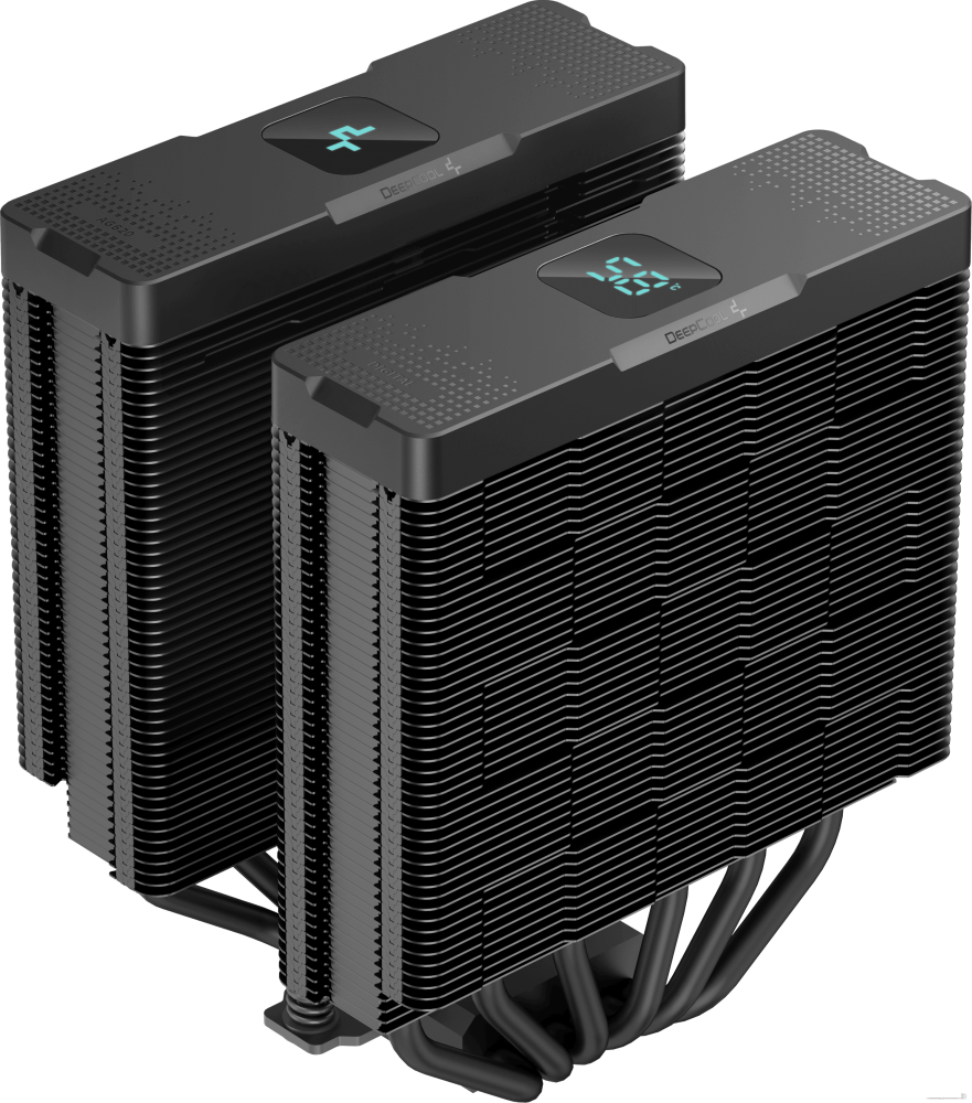 Кулер для процессора DeepCool AG620 Digital BK ARGB R-AG620-BKADMN-G-2