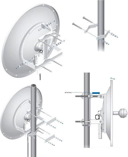 Антенна для беспроводной связи Ubiquiti RocketDish 5G-30 LW
