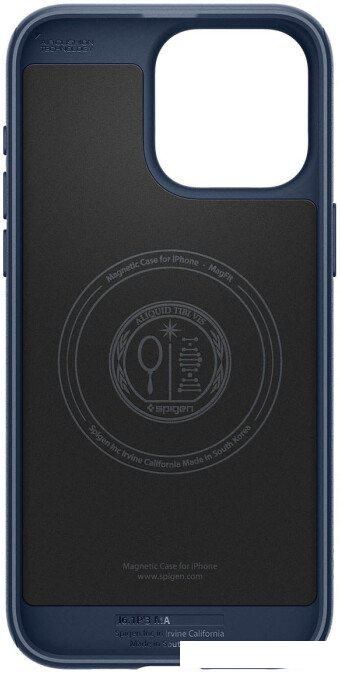 Чехол для телефона Spigen Mag Armor (MagFit) для iPhone 15 Pro ACS06737 (темно-синий)