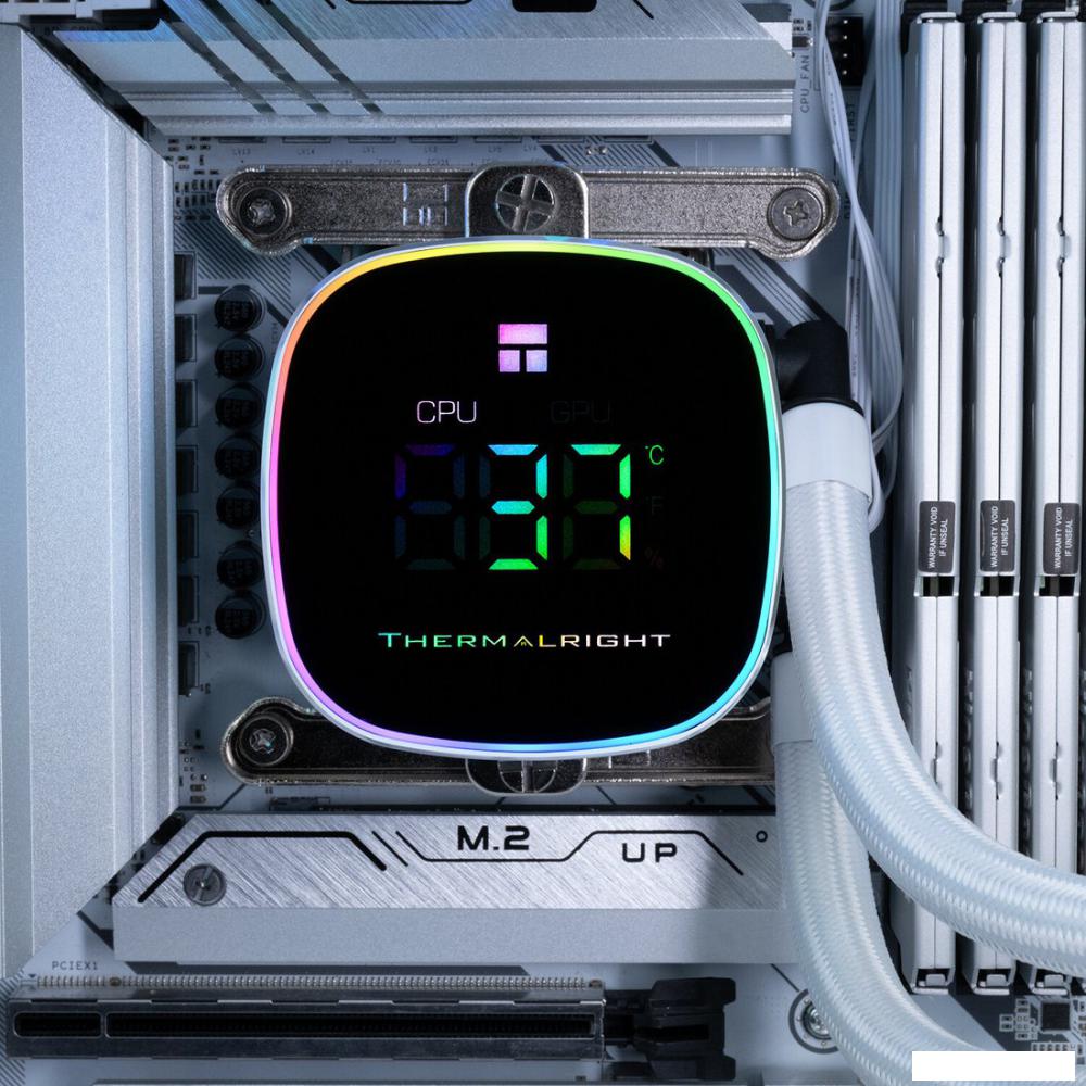 Система жидкостного охлаждения для процессора Thermalright Frozen Horizon 360 Digital ARGB (белый)