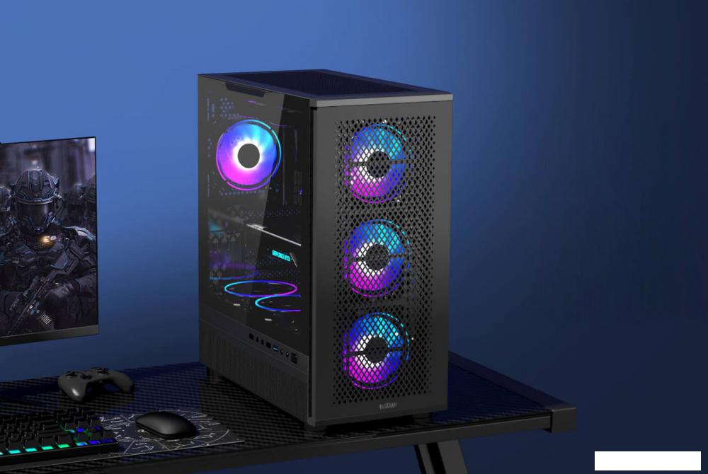Корпус PCCooler ME200 Mesh (черный)