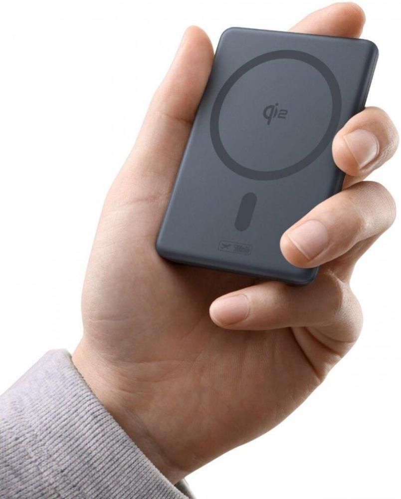 Внешний аккумулятор Baseus PicoGo AM31 Mini Magnetic Power Bank with Stand 20W 5000mAh (серый)