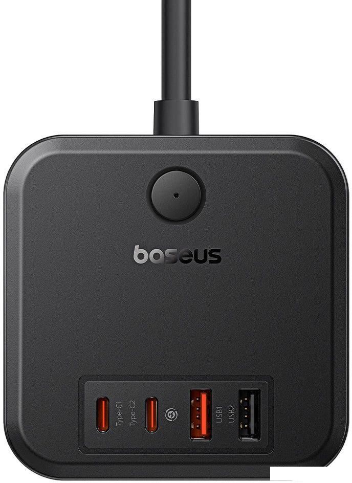 Сетевое зарядное Baseus PowerCombo Cube Power Strip 3AC+2U+2C 30W E00066400117-00