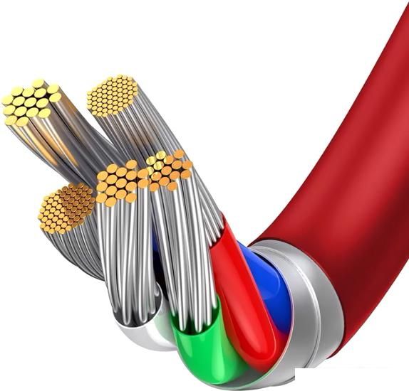 Кабель Baseus USB Type-C - Lightning CATLYS-A01 (1 м, черный)