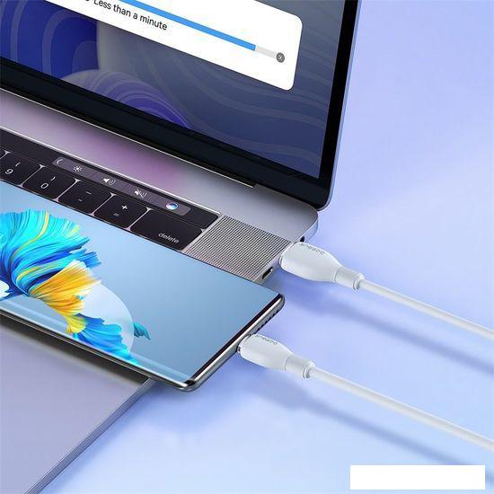 Кабель Baseus Pudding Series USB Type-A - USB Type-C (2 м, белый)