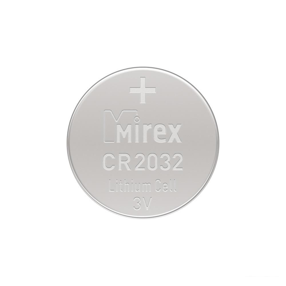 Батарейка Mirex CR2032 литиевая блистер 2 шт 23702-CR2032-E2