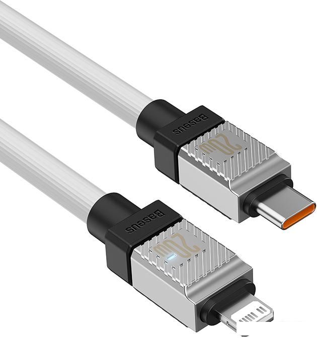 Кабель Baseus CoolPlay Series USB Type-C - Lightning (1 м, белый)