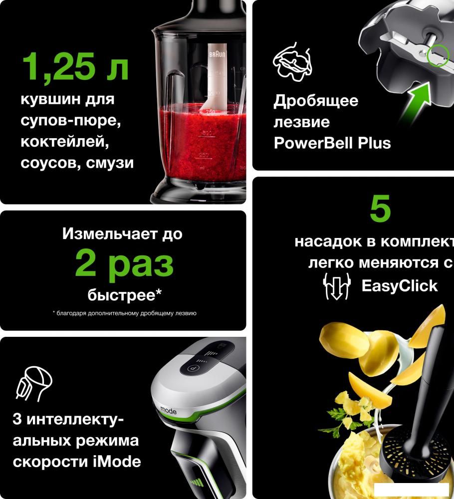 Погружной блендер Braun Multiquick 9 MQ9147X