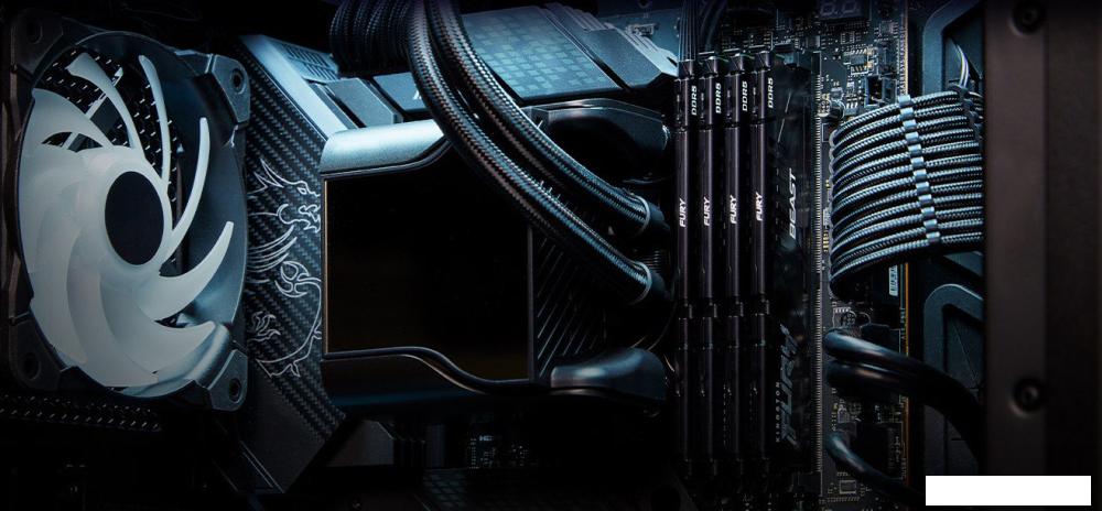 Оперативная память Kingston FURY Beast 2x32ГБ DDR5 5200 МГц KF552C40BB2K2-64