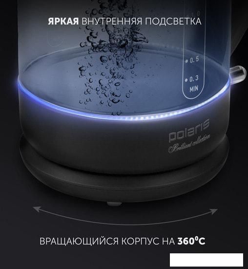 Электрический чайник Polaris PWK 1753CGL (черный)