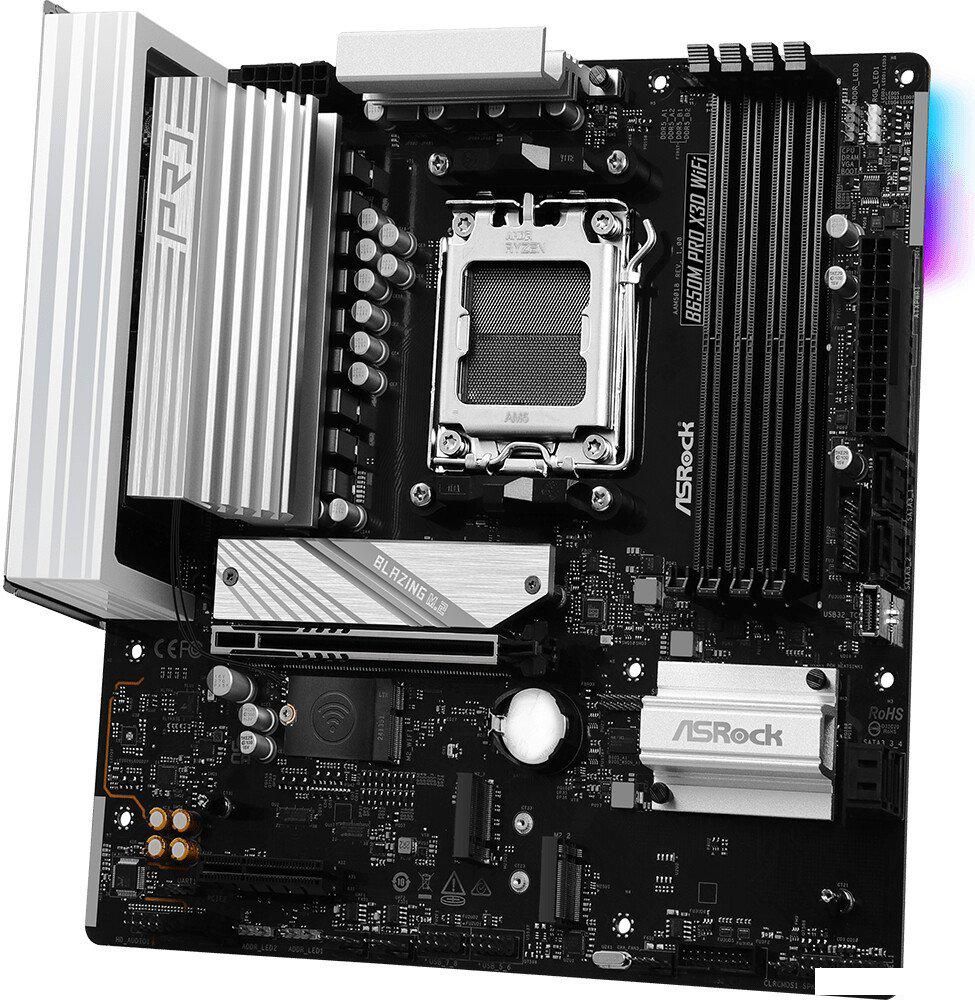 Материнская плата ASRock B650M Pro X3D WiFi