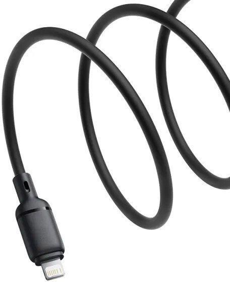 Кабель Baseus Silky Series Fast Charging Cable USB Type-A - Lightning (2 м, черный)