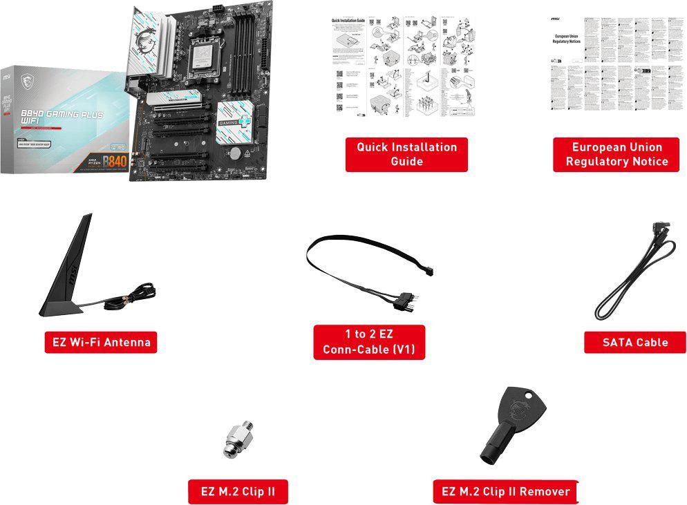 Материнская плата MSI B840 Gaming Plus WiFi