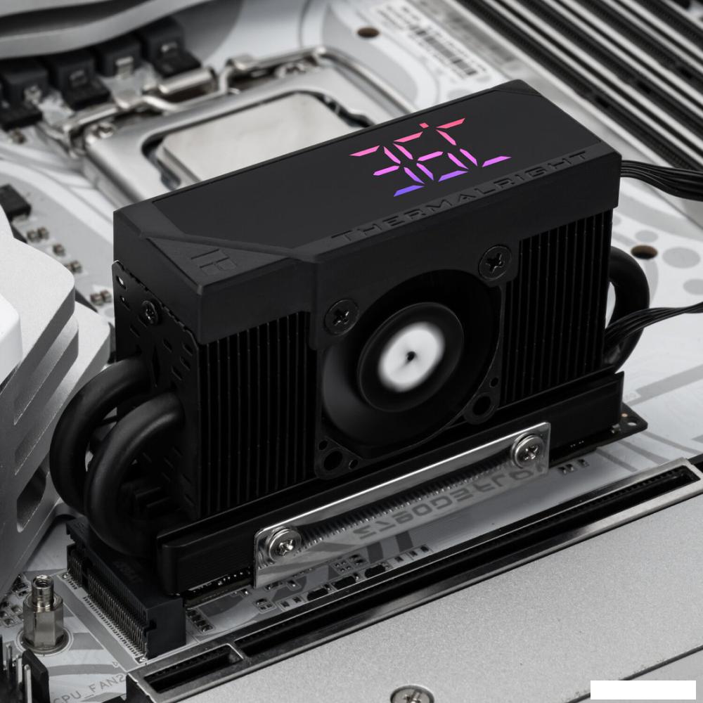 Кулер для SSD Thermalright HR-10 2280 PRO Digital (черный)