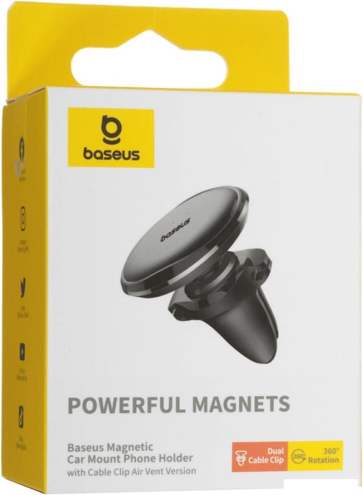 Держатель для смартфона Baseus Magnetic Cluster Black C40141201113-00