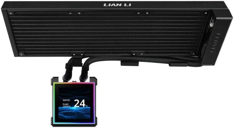 Радиатор системы жидкостного охлаждения Lian Li HydroShift II LCD-S 360N G89.GHS2LCDS36NB.R0