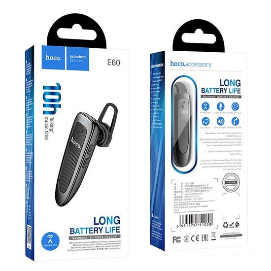 Bluetooth гарнитура Hoco E60 (черный)