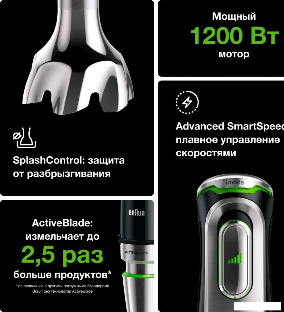 Погружной блендер Braun Multiquick 9 MQ9147X
