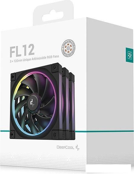 Комплект вентиляторов для корпуса DeepCool FL12-3 IN 1 R-FL12-BKAPN3-G