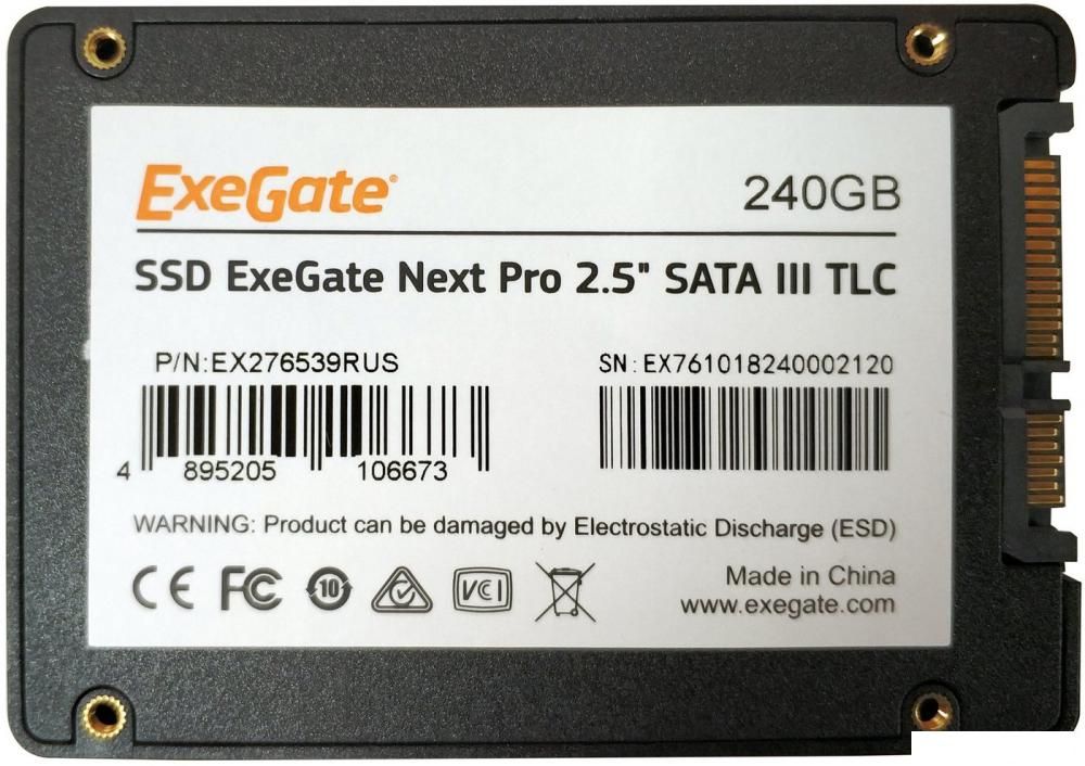 SSD ExeGate Next Pro 480GB EX276683RUS