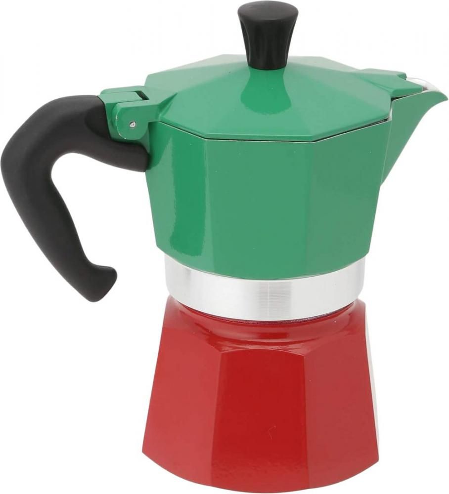 Гейзерная кофеварка Bialetti Moka Express Tricolor (3 порции)