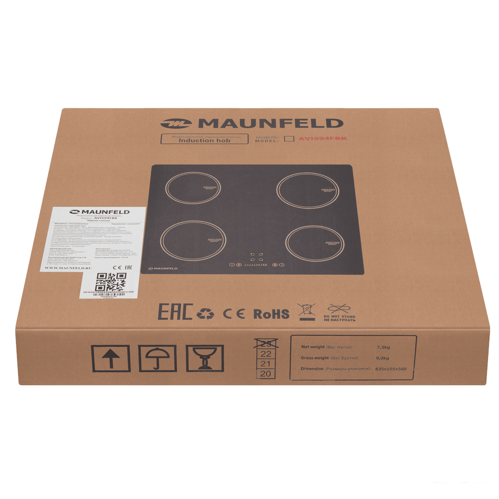Варочная панель MAUNFELD AVI594FBK