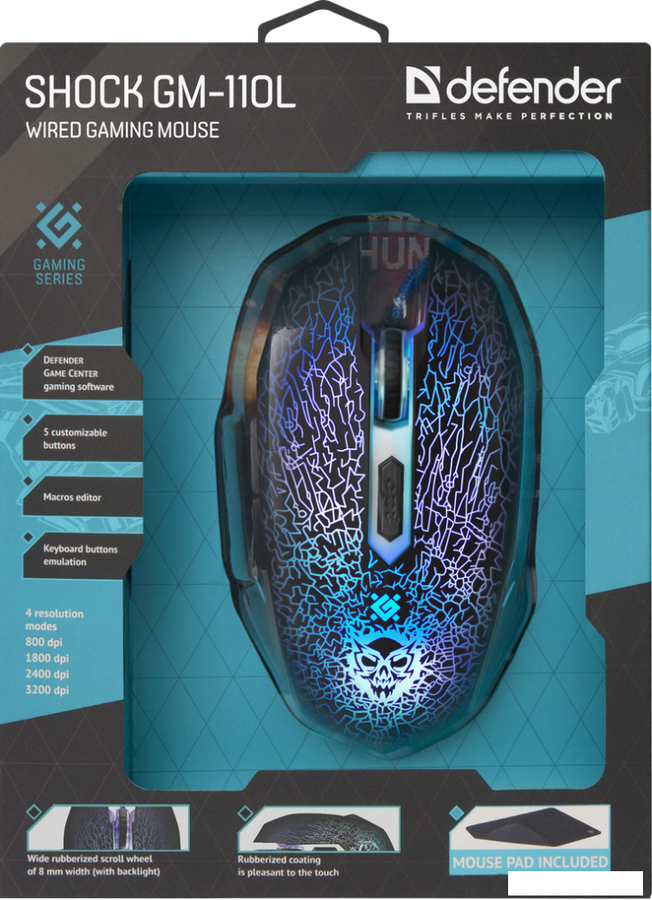 Игровая мышь Defender Shock GM-110L