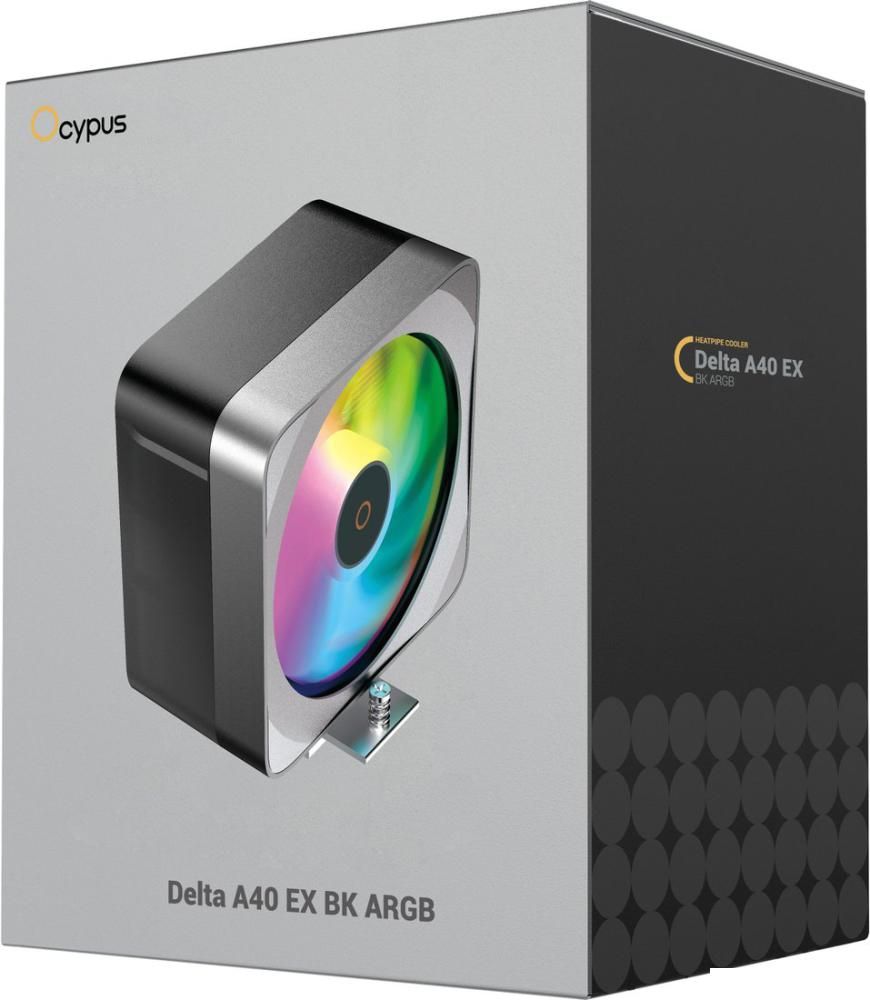 Кулер для процессора Ocypus Delta A40 EX BK ARGB Delta-A40-BK1NAWN00E-GL