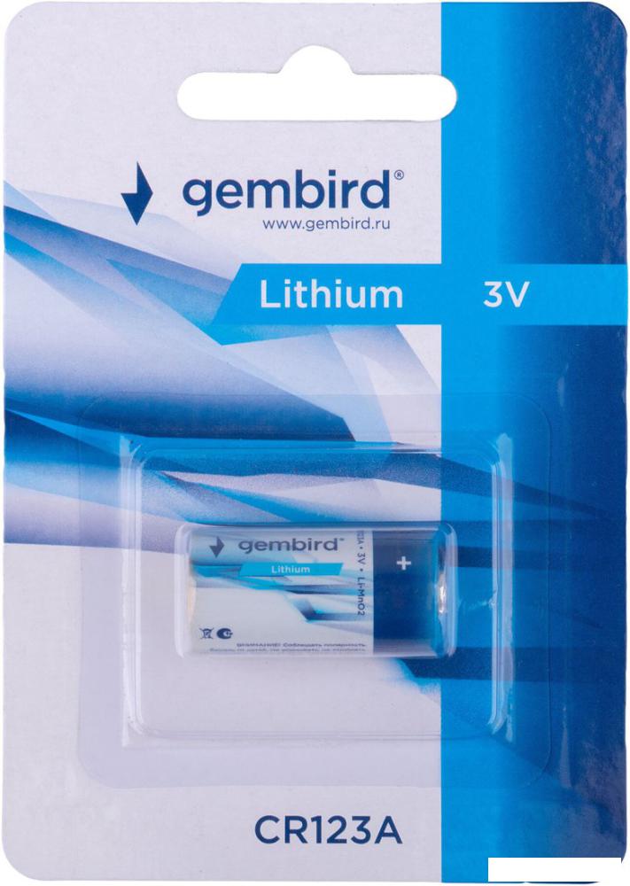 Батарейка Gembird GB-CR123A-1B