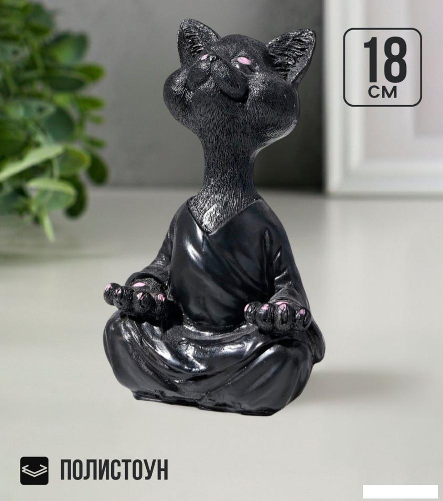 Статуэтка Хорошие сувениры Кошка йог 7815818
