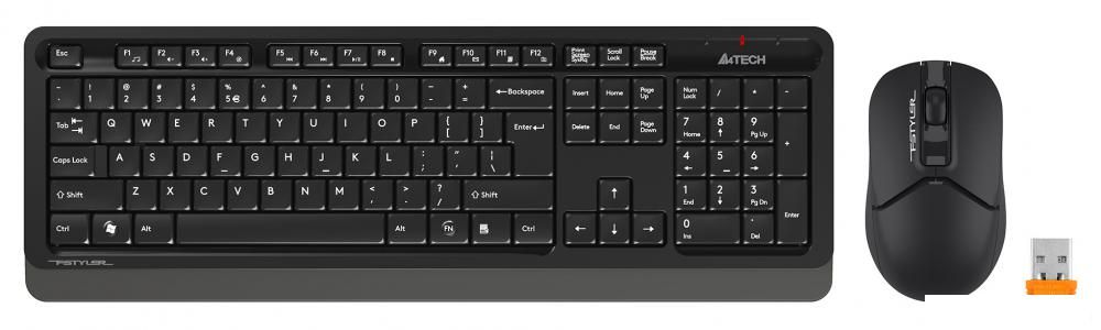 Офисный набор A4Tech Fstyler FG1012 (черный)