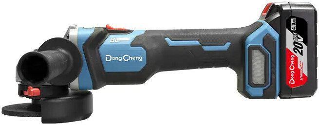 Угловая шлифмашина DongCheng DCSM03-125 Type EM (с 2-мя АКБ, кейс)