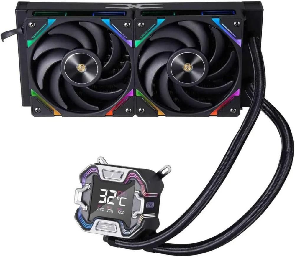 Система жидкостного охлаждения для процессора 1stPlayer X-240E (черный)