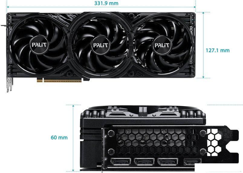 Видеокарта Palit GeForce RTX 5080 GamingPro V1 NE75080019T2-GB2031Y