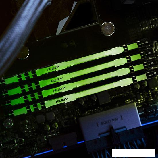 Оперативная память Kingston FURY Beast RGB 32ГБ DDR4 3600 МГц KF436C18BB2A/32