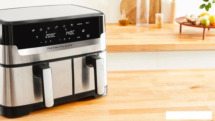Аэрогриль (аэрофритюрница) Tefal Dual Easy Fry &amp; Grill EY905D10