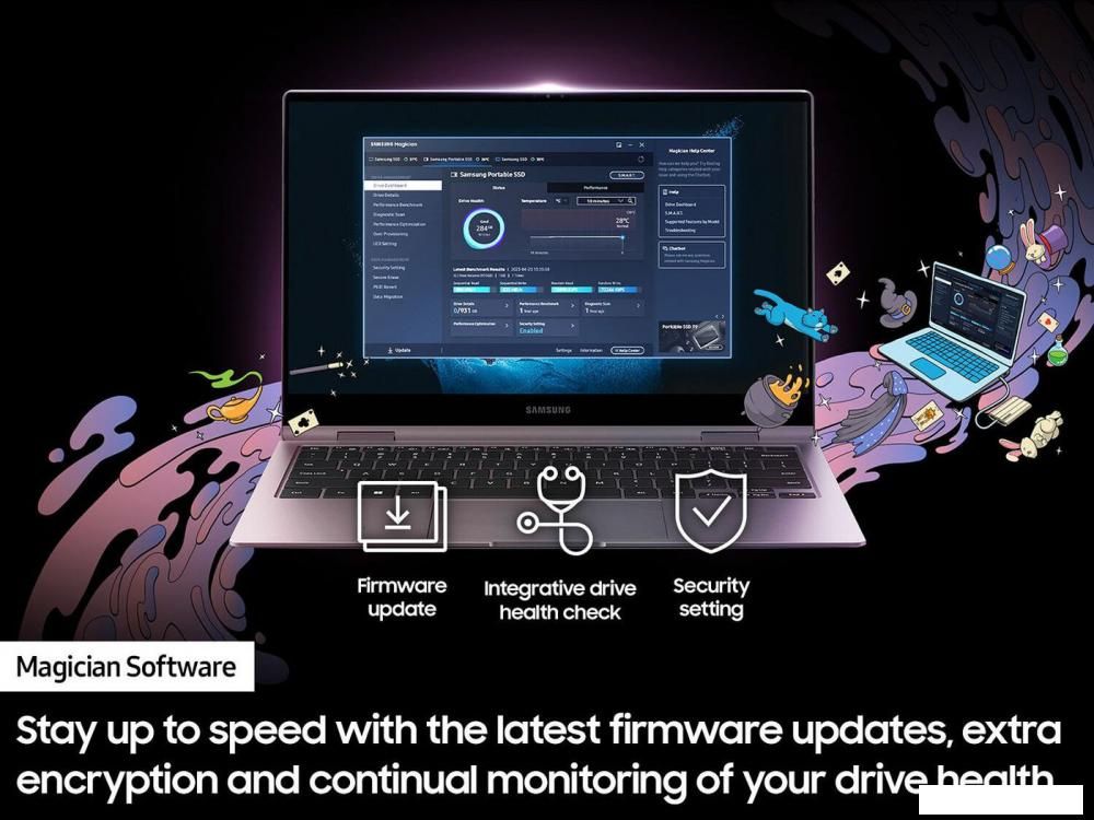 Внешний накопитель Samsung T9 2TB (черный)