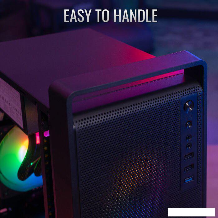 Корпус AeroCool CS-109-S-BK-v1