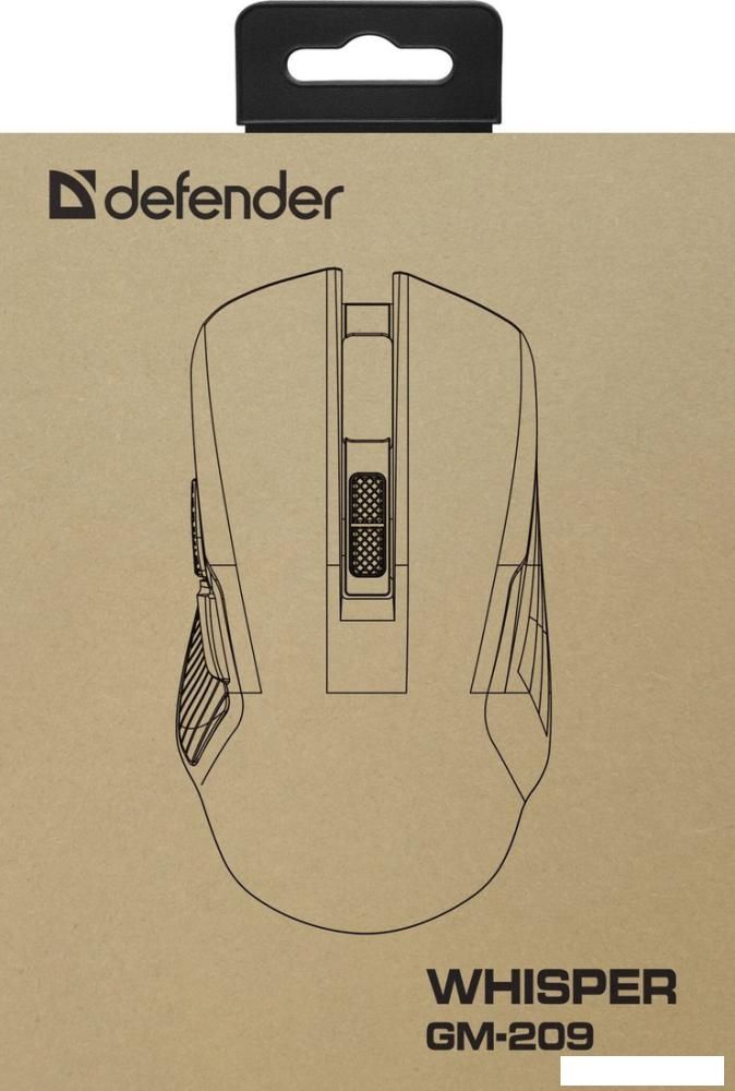 Игровая мышь Defender Whisper GM-209 (черный)