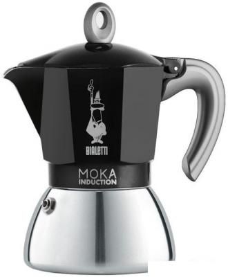Гейзерная кофеварка Bialetti Moka Induction 2021 (6 порций, черный)