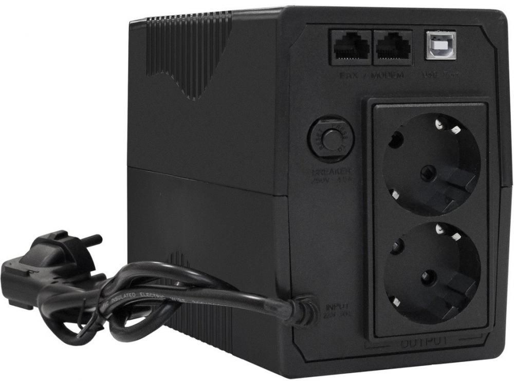 Источник бесперебойного питания ExeGate Power Smart ULB-850.LCD.AVR.2SH.RJ.USB EP285478RUS