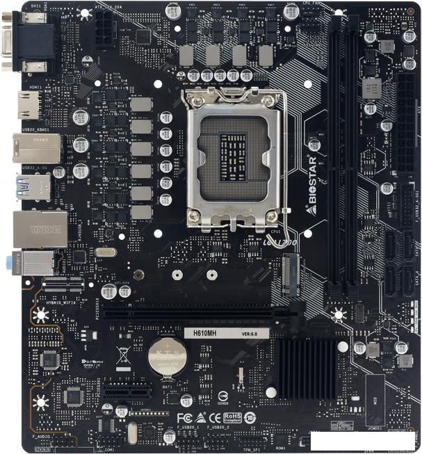 Материнская плата BIOSTAR H610MH Ver. 6.0