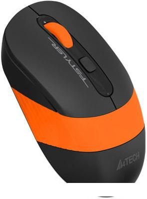 Мышь A4Tech Fstyler FG10S (черный/оранжевый)