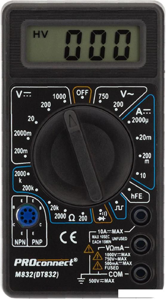 Мультиметр PROconnect M832 (DT832)