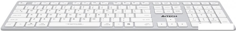 Клавиатура A4Tech Fstyler FBX50C (серебристый/белый)