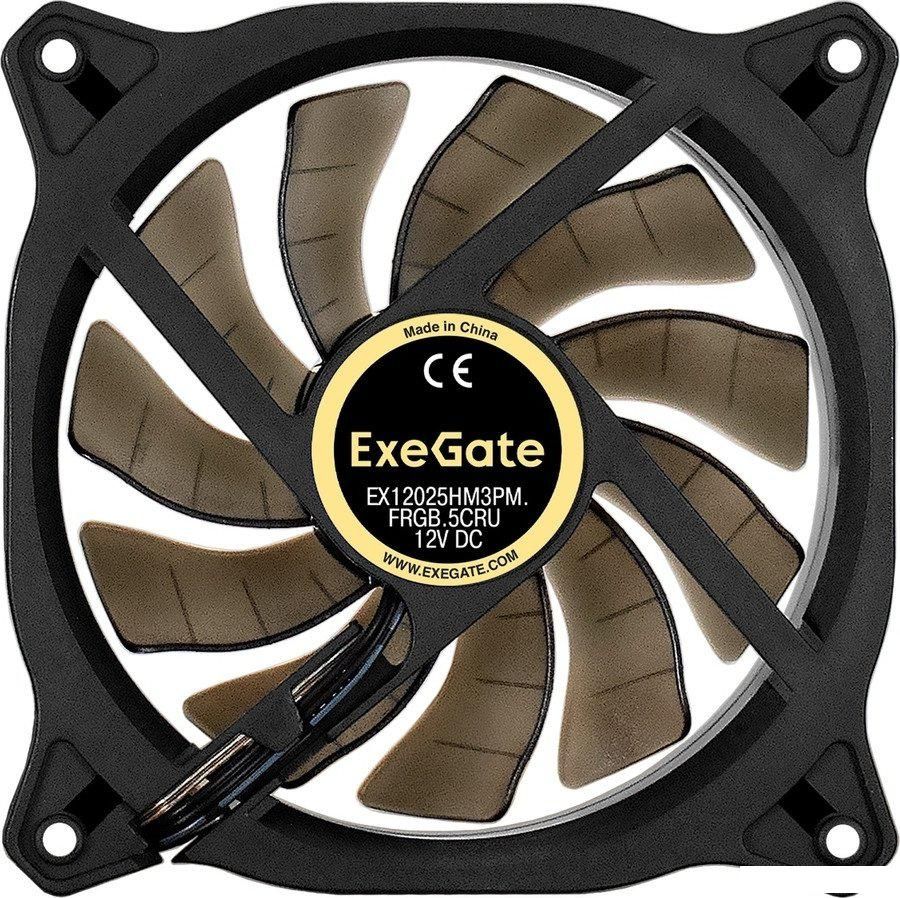 Вентилятор для корпуса ExeGate EX12025HM3PM.FRGB.5CRU EX295964RUS