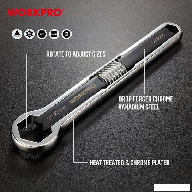 Ключ разводной Workpro WP272016