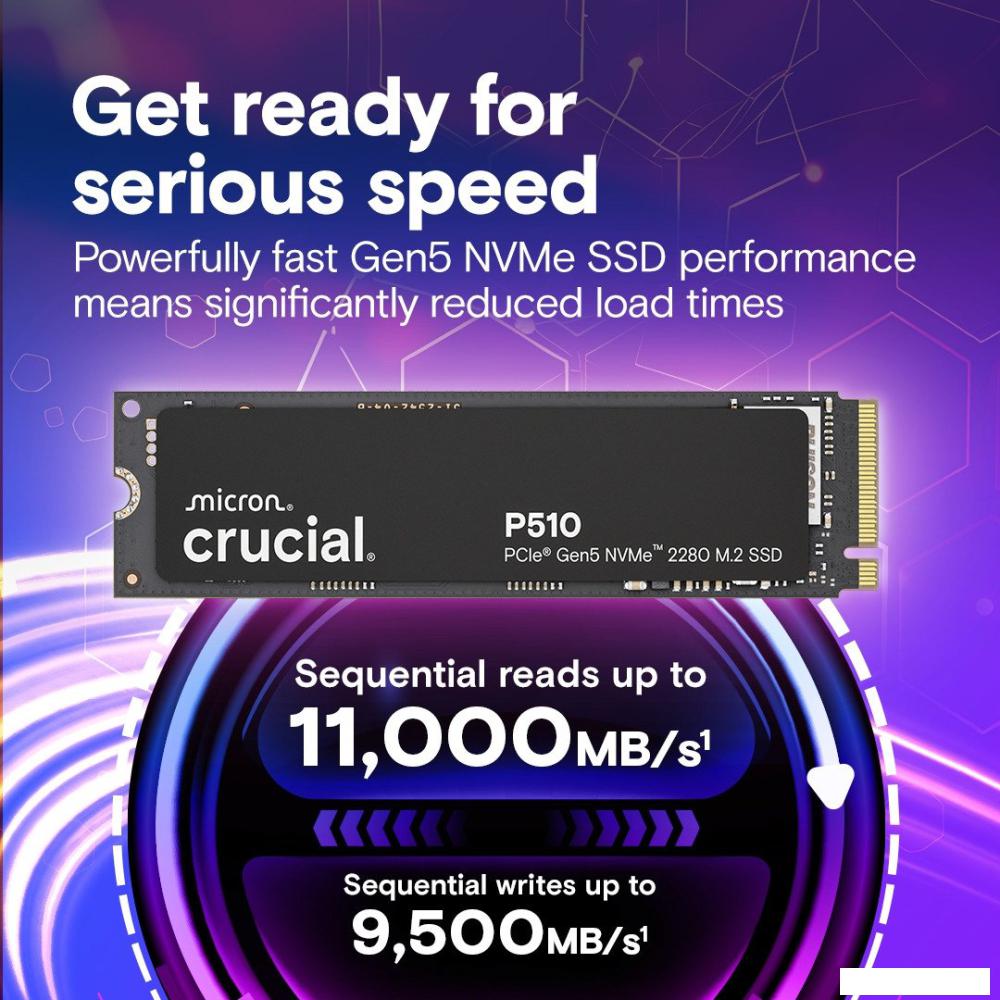 SSD Crucial P510 1TB CT1000P510SSD8