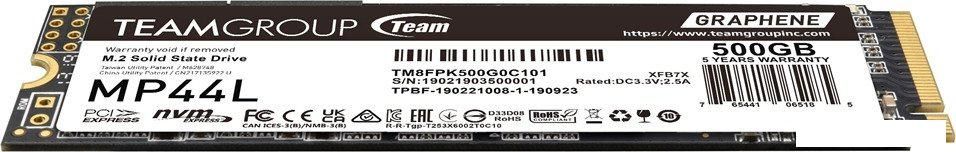 SSD Team MP44L 500GB TM8FPK500G0C101